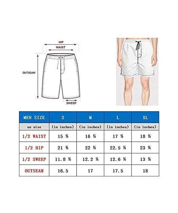 Mens Summer Cool Quick Dry Board Shorts Airplane Cockpit Swim Trunks Bathing Suit with Side Pockets Mesh Lining - Alpine Skii...