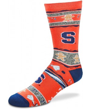 Ugly Christmas Holiday Socks-LSU Tigers-Purple-Large - Syracuse Orange-orange - CS12OBFEACK $14.05-Sets