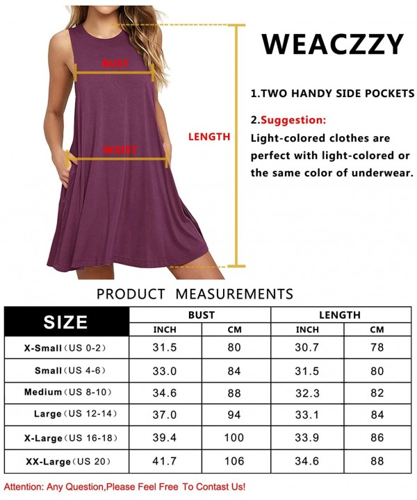 Women Summer Casual Swing T Shirt Dresses Beach Cover up Loose Dress - 01 Royal Blue - CE18G77WIWT $28.47-Cover-Ups