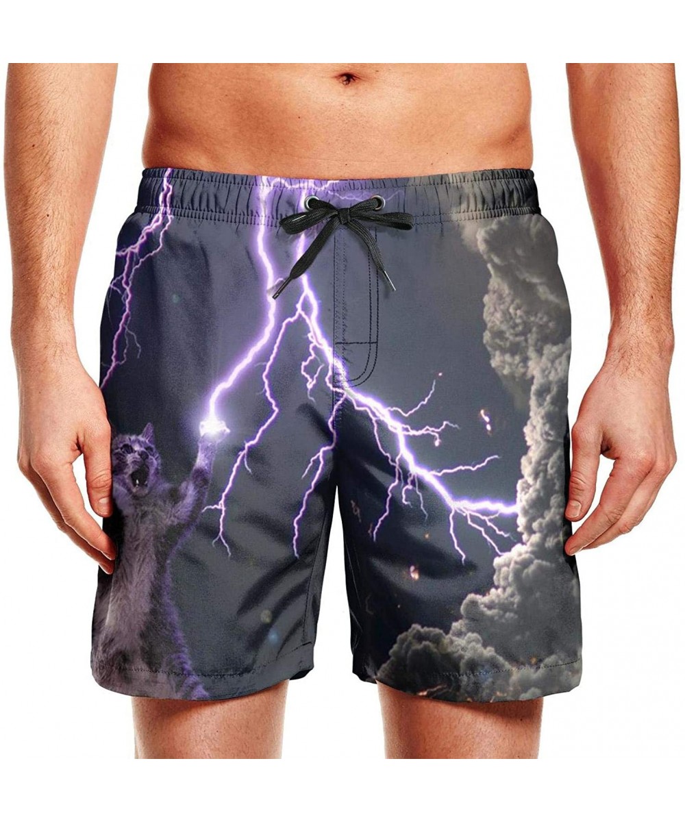 Mens Quick Dry Beach Shorts Swim Trunks Core Board Shorts - White-110 - C7199MIUAA3 $31.12-Board Shorts