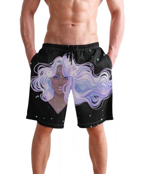 Mens Surfing Shorts Huge Cock Funny Chicken Swim Trunks Shorts - Galaxy Gotik Gothic Women Girl Art - CQ18X7Z6T6T $30.46-Boar...