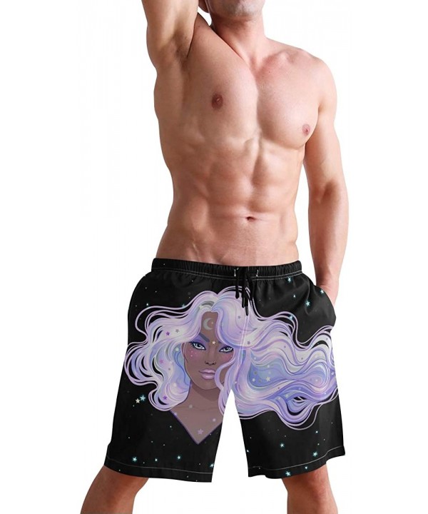 Mens Surfing Shorts Huge Cock Funny Chicken Swim Trunks Shorts - Galaxy Gotik Gothic Women Girl Art - CQ18X7Z6T6T $30.46-Boar...