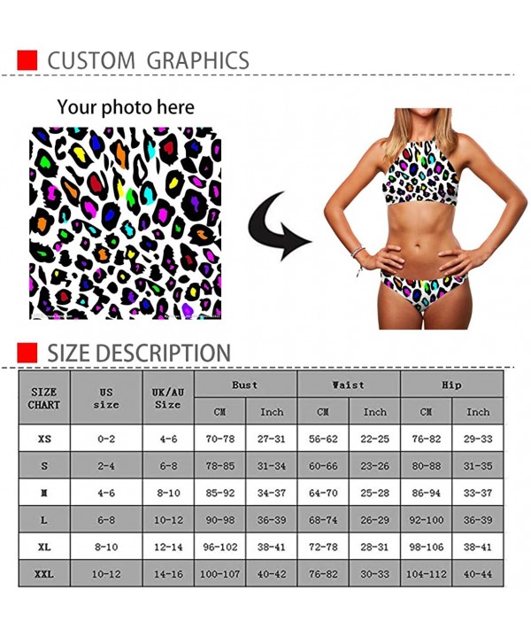 Womens Padded Push-up Bikini Set 2-Piece Swimsuit Summer Floral Rose Printed - Design8 - CZ18QKW0H84 $19.89-Sets