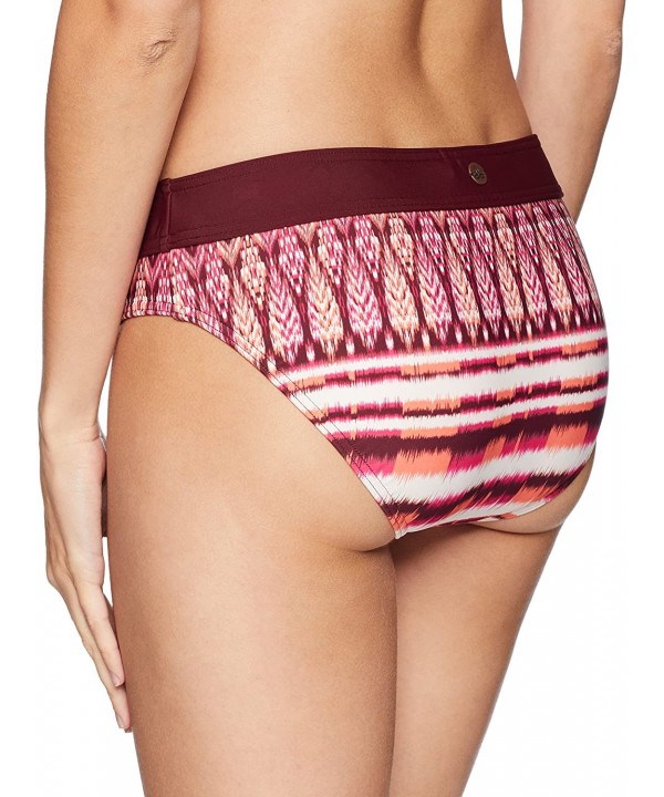 Ramba Bottom- Dragonfly Tiki- XS (Women's 0-2) - Black Cherry Izabal - C6188UY9677 $32.97-Tankinis