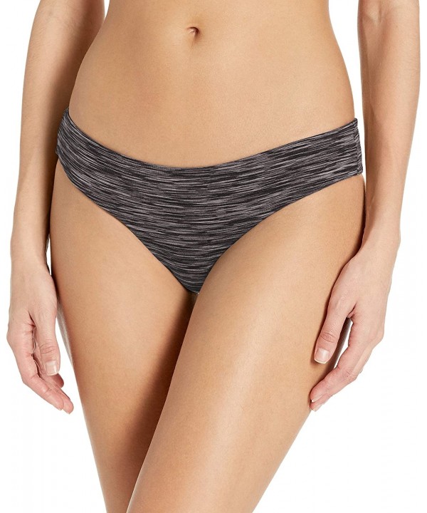 Women's Premium Surf Hipster Bikini Bottom - Black/Black - CO184R0489E $24.24-Tankinis