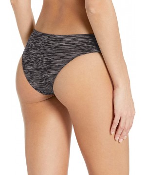 Women's Premium Surf Hipster Bikini Bottom - Black/Black - CO184R0489E $24.24-Tankinis