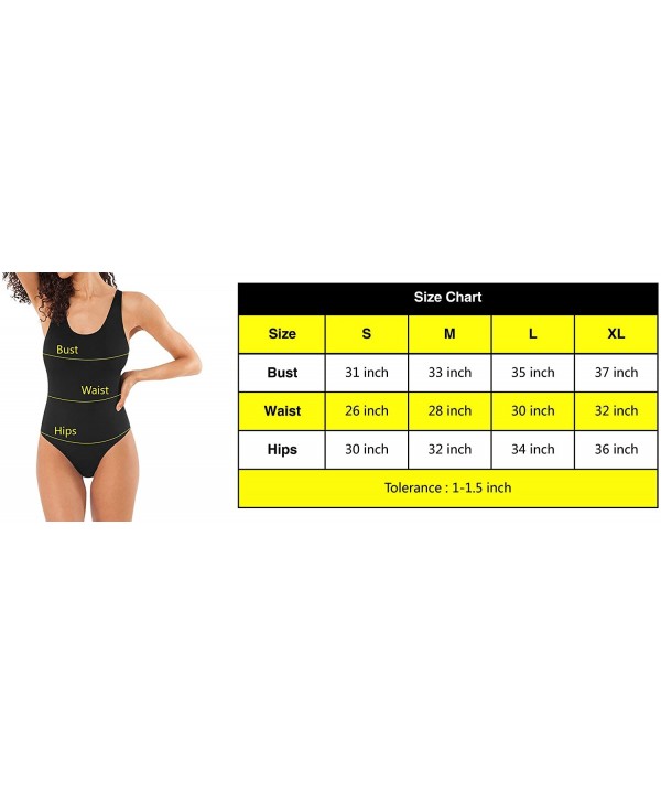 Womens Swimsuits Pink Flamingos On The Beach One Piece Tankini Girls Monokini - Sea Animal Shark - C918R3OCNMQ $17.98-One-Pieces