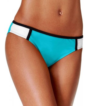 Women's Colorblocked Hipster Bikini Bottom Swimsuit - Blue Multi - CT17AZ7AH78 $14.67-Bottoms