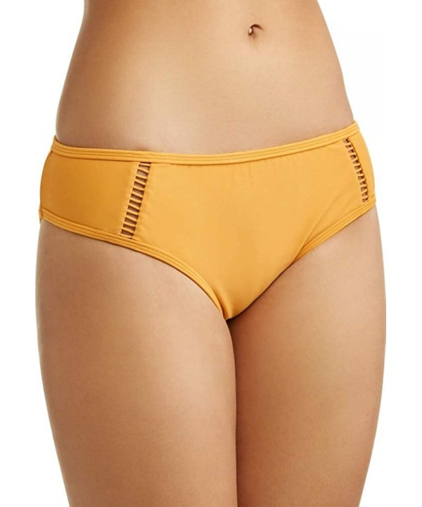 Women's Gold Topaz Ladder Trim Bikini Swimsuit Bottom - CA18A7R9506 $20.78-Tankinis