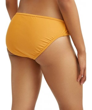 Women's Gold Topaz Ladder Trim Bikini Swimsuit Bottom - CA18A7R9506 $20.78-Tankinis