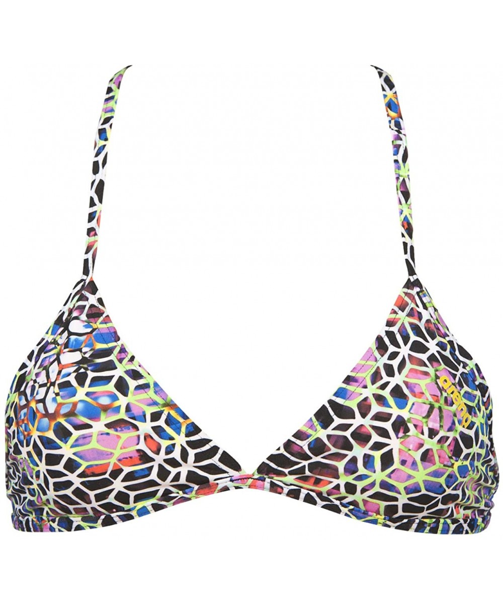 Women's Rule Breaker Feel Triangle MaxLife Bikini Top - Multi-black - CD18CKLRAUK $26.14-Racing