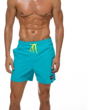 Men's Beach Shorts Swimwear Running Surfing Sports Plus Size Trunks Board Pants - CS18G4ZICZ4 $13.64-Board Shorts