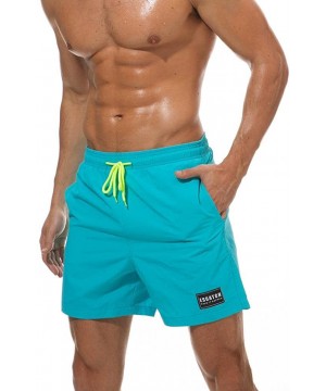 Men's Beach Shorts Swimwear Running Surfing Sports Plus Size Trunks Board Pants - CS18G4ZICZ4 $13.64-Board Shorts