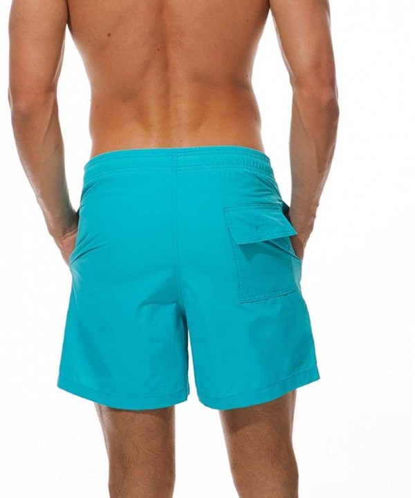 Men's Beach Shorts Swimwear Running Surfing Sports Plus Size Trunks Board Pants - CS18G4ZICZ4 $13.64-Board Shorts