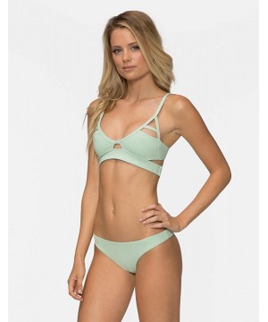 Ali Mini Super Cheeky Bikini Bottoms - Seafoam - C612O0JBV5I $26.12-Tankinis