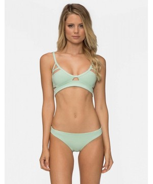 Ali Mini Super Cheeky Bikini Bottoms - Seafoam - C612O0JBV5I $26.12-Tankinis