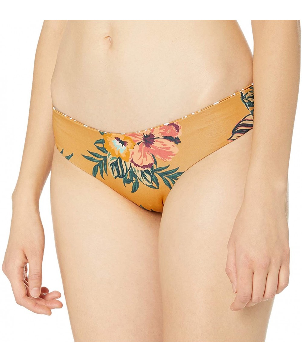 Women's Sun Chasers Reversibile Cheeky Coverage Bikini Bottom - Rust - CF18QM7NN3L $34.75-Tankinis