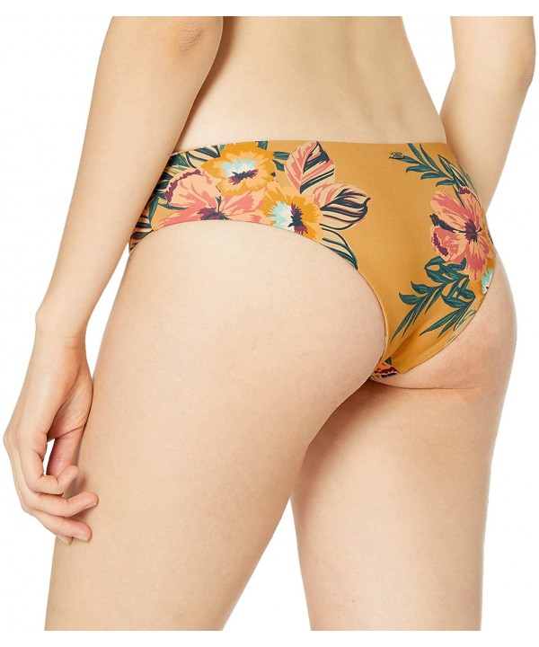 Women's Sun Chasers Reversibile Cheeky Coverage Bikini Bottom - Rust - CF18QM7NN3L $34.75-Tankinis