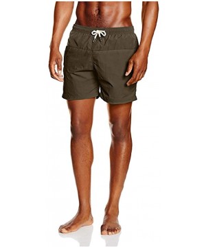 Men's Swim Shorts Swimwear Swimming Trunks Charm Underwear Boxer Briefs Pants - Army Green - CC18ORCDD3G $12.64-Racing