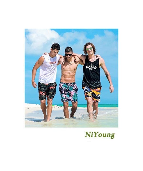 Comfort Men & Boys Big & Tall Cargo Short Board Shorts for Beach Outdoor Workout - Bape Shark Teeth Camo - CN19C6S6G0L $29.28...