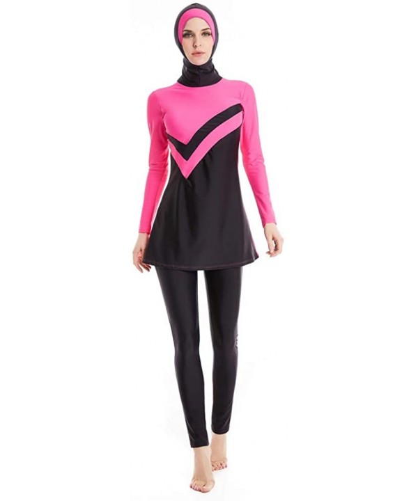 Modest Swimsuit Swimwear for Women Hijab Full Coverage Surfing Suit Long Sleeve Swimming Beachwear Sun Protection N2 - C918Q4...