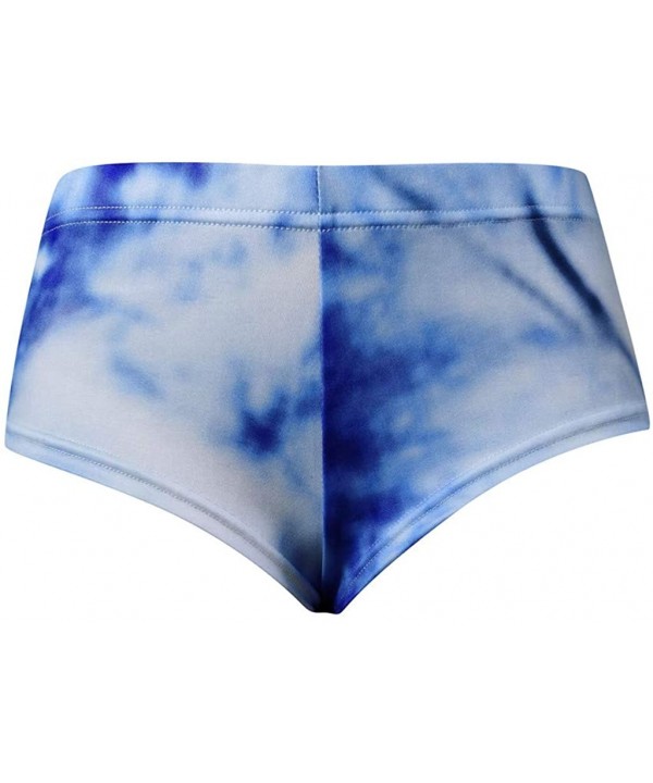 Mini Short Pants Women Sexy Camouflage Pants Briefs Summer Swimwear Beachwear Pants - Blue C - C8199CTOTES $11.69-Sets