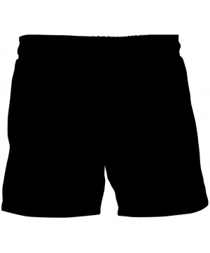 Swim Trunks Men Short Funny Quick Dry Swim Shorts Summer Casual Sports Swimwear Bathing Suits with Pockets - C - Black - CX19...