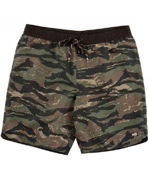 Men's Flyer Elastic Boardshort - Camo - CD18SICQGQU $42.11-Board Shorts