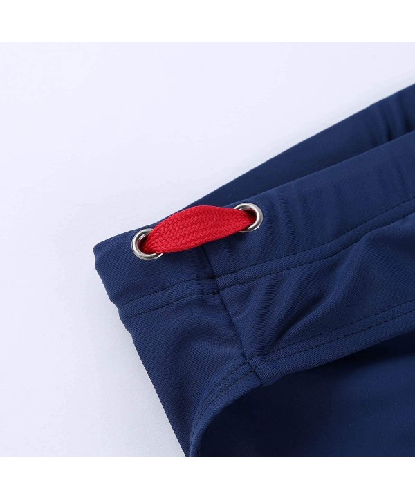 Men's Swimwear Bikini Swimming Briefs Pad Swimsuits Board Surfing Trunk Shorts - Navy Blue - CL18RMQUOI4 $21.00-Briefs