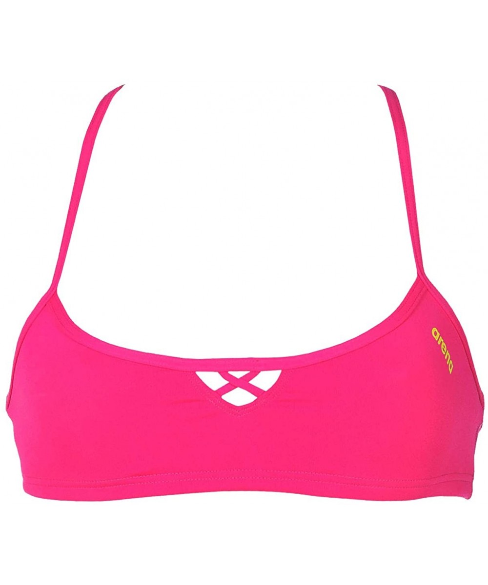 Women's Rule Breaker Be Bandeau MaxLife Bikini Top - Fresia Rose - CF18CKM2RKZ $14.32-Racing