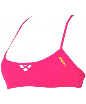 Women's Rule Breaker Be Bandeau MaxLife Bikini Top - Fresia Rose - CF18CKM2RKZ $14.32-Racing