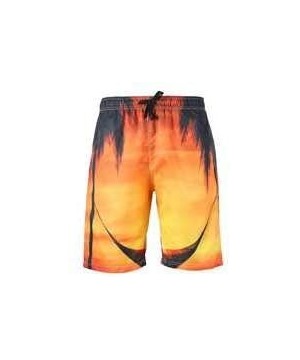 Men's Plus Size Creative Printed Shorts European Quick-Drying Beach Pants - Suit 19 - CC19DO0HSCX $20.24-Board Shorts