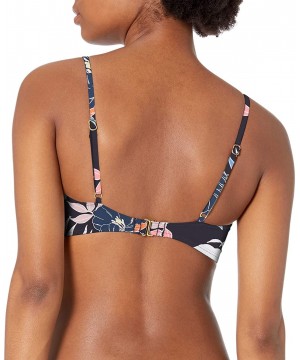 Women's Bralette Bikini Swimsuit Top - Blue Hawaii//Hawaiian Tropics - CA18ZQ0MD4H $32.54-Tops