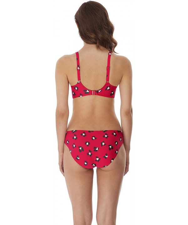 Wildcat Bikini Bottom - Red - CQ18UUULWC9 $33.70-Tankinis