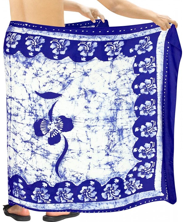 Men's Loungewear Hawaii Sarongs for Men Plus Size Beach Wrap Vacation - Blue_p345 - C417YONTAR9 $21.99-Cover-Ups