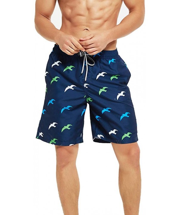 Pineapple Swim Trunks for Men Quick Dry Board Shorts with Mesh Lining Swimwear Bathing Suits - Sea Gull - C418TACG7WE $10.33-...