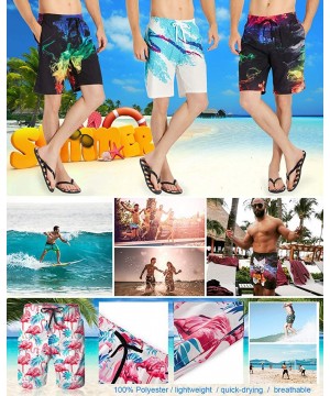 Comfort Men & Boys Big & Tall Cargo Short Board Shorts for Beach Outdoor Workout - Ecg Ekg Love Heart Bape Shark Teeth Logo -...