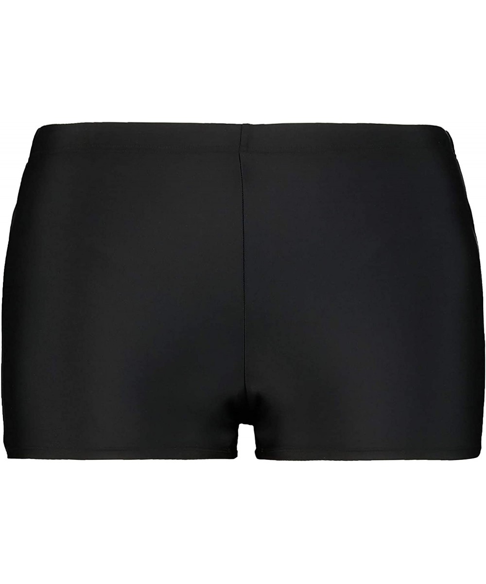 Men's Big & Tall Supportive Short Swim Trunks 706384 - Black (Black 70638410) - CO12IH4PE85 $27.65-Trunks