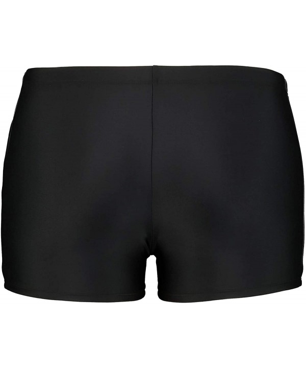 Men's Big & Tall Supportive Short Swim Trunks 706384 - Black (Black 70638410) - CO12IH4PE85 $27.65-Trunks