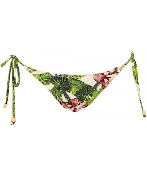 Ayana Floral Tie Side Bikini Bottom - C212O7OWGYG $29.20-Bottoms