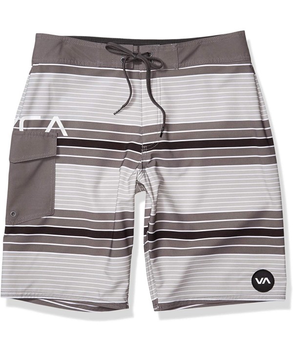 Men's Uncivil Stripe Trunk - Multi Color - CD18U7GURER $16.77-Board Shorts