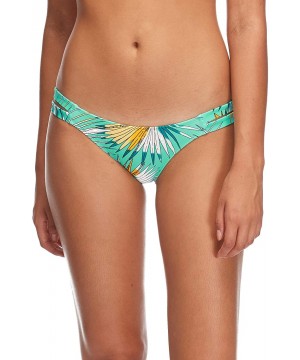 Women's Low Rider Mid Rise Bikini Bottom Swimsuit - Gurung Caribe Print - CJ18ICZ2ZQ8 $26.08-Bottoms