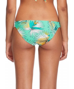 Women's Low Rider Mid Rise Bikini Bottom Swimsuit - Gurung Caribe Print - CJ18ICZ2ZQ8 $26.08-Bottoms