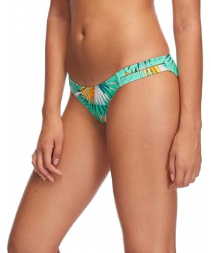 Women's Low Rider Mid Rise Bikini Bottom Swimsuit - Gurung Caribe Print - CJ18ICZ2ZQ8 $26.08-Bottoms