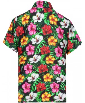 Men's Classic Cool Shirt Fashion Short Sleeve Hawaiian Shirt - Halloween Black_aa327 - CP18ALKAMMY $16.02-Cover-Ups