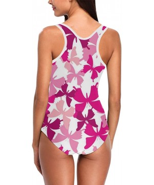 Unique Custom One Piece Swimsuit Swimwear Bathing Suit for Women Juniors (XS-3XL) - Multi 7 - CI18EODHDE7 $34.17-One-Pieces