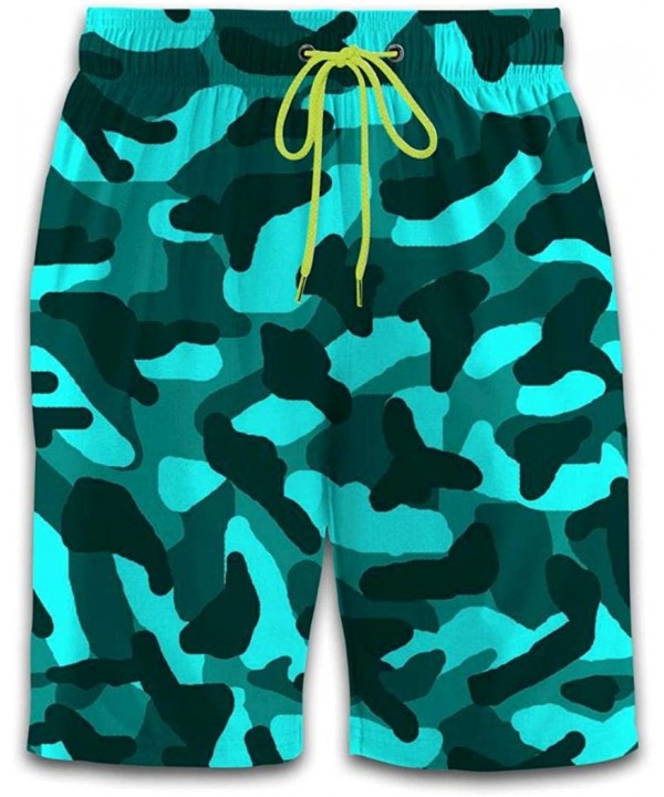 Abstract Swim Trunks Surf Quick Dry Men's Swim Shorts Swimwear - Camo - C719C5IOOH2 $26.62-Trunks