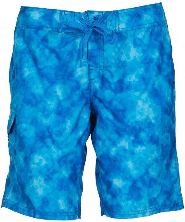 Women's Marina UPF 50+ Active Swim Board Short (Reg & Plus Sizes) - Sydney Blue - CT127NAB2DJ $22.08-Board Shorts