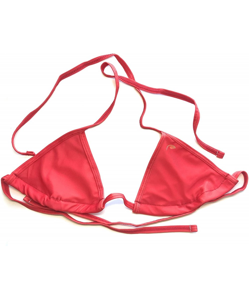 Lycra String Bikini Triangle Top - Baewatch - C618K5EIL35 $32.15-Tops