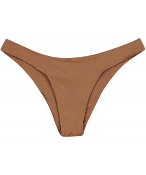 Women's Seamless Cheeky Hi Leg Bikini Bottom - Rose Dawn - C218CY0IXSN $22.74-Tankinis